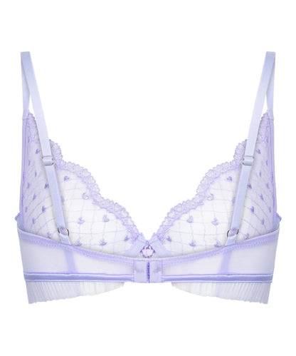 Hunkemoller Purple Women Cordelie Non-Padded Underwired Bra SKU: 304165_Purple Image 06
