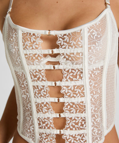 Hunkemoller White Women Kristina Bustier SKU: 304174_White Image 03