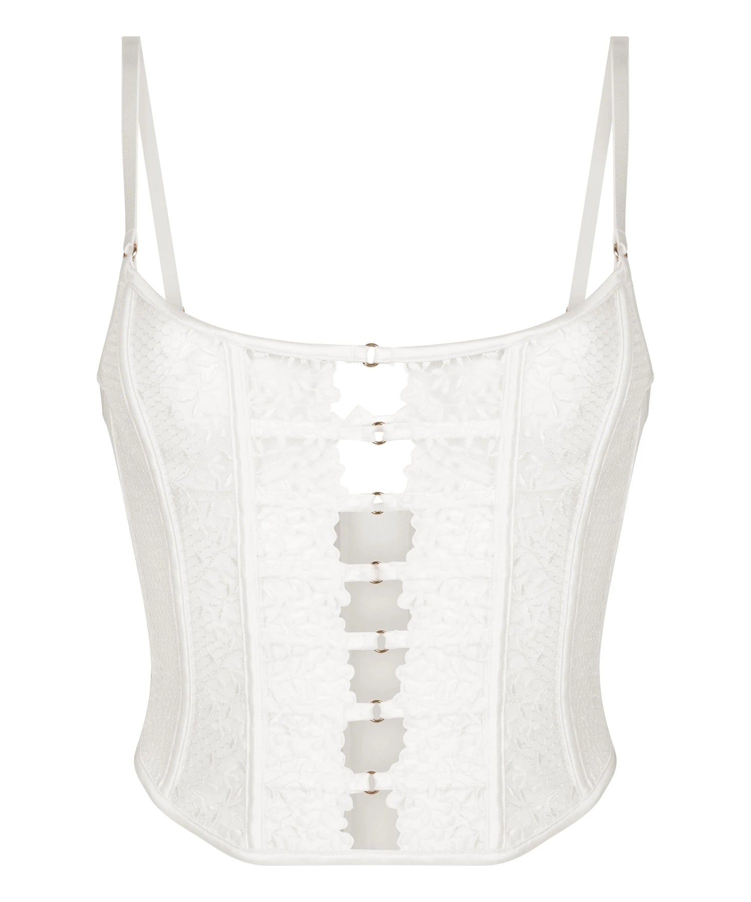 Hunkemoller White Women Kristina Bustier SKU: 304174_White Image 05