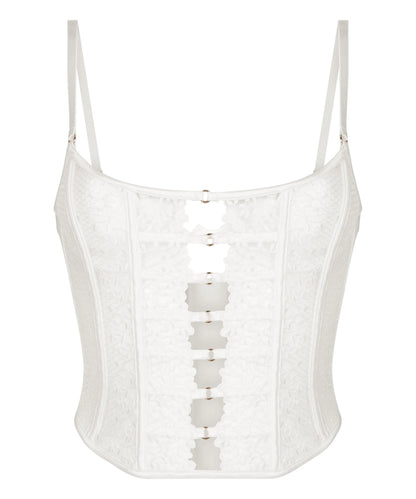 Hunkemoller White Women Kristina Bustier SKU: 304174_White Image 05
