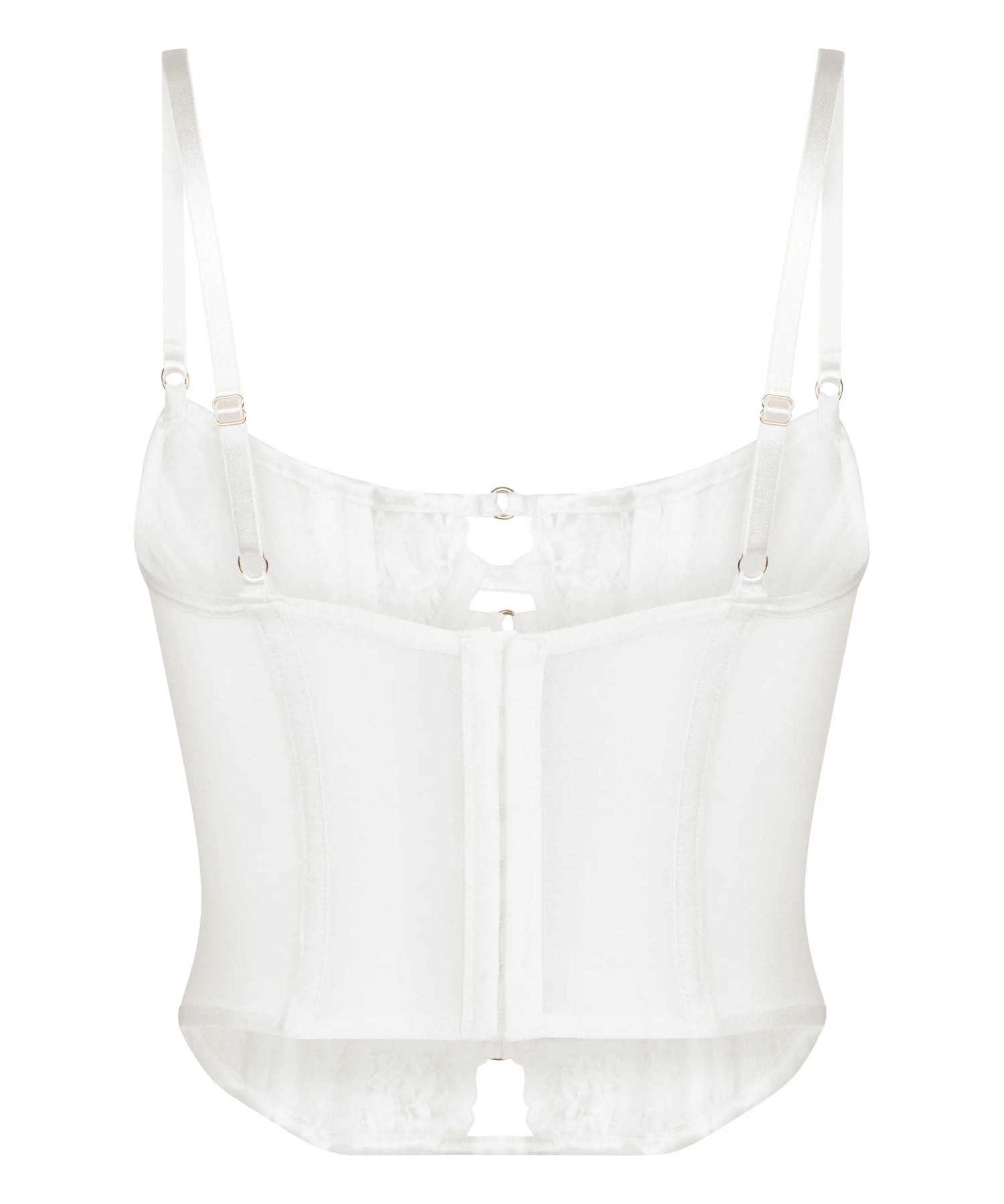 Hunkemoller White Women Kristina Bustier SKU: 304174_White Image 06