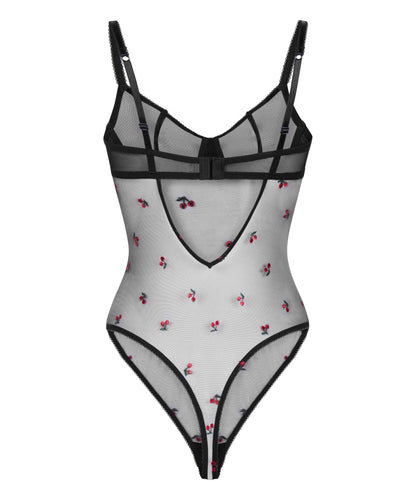 Hunkemoller Caviar Women Chelsey Body in Different Cup Sizes SKU: 304176_Caviar Image 08