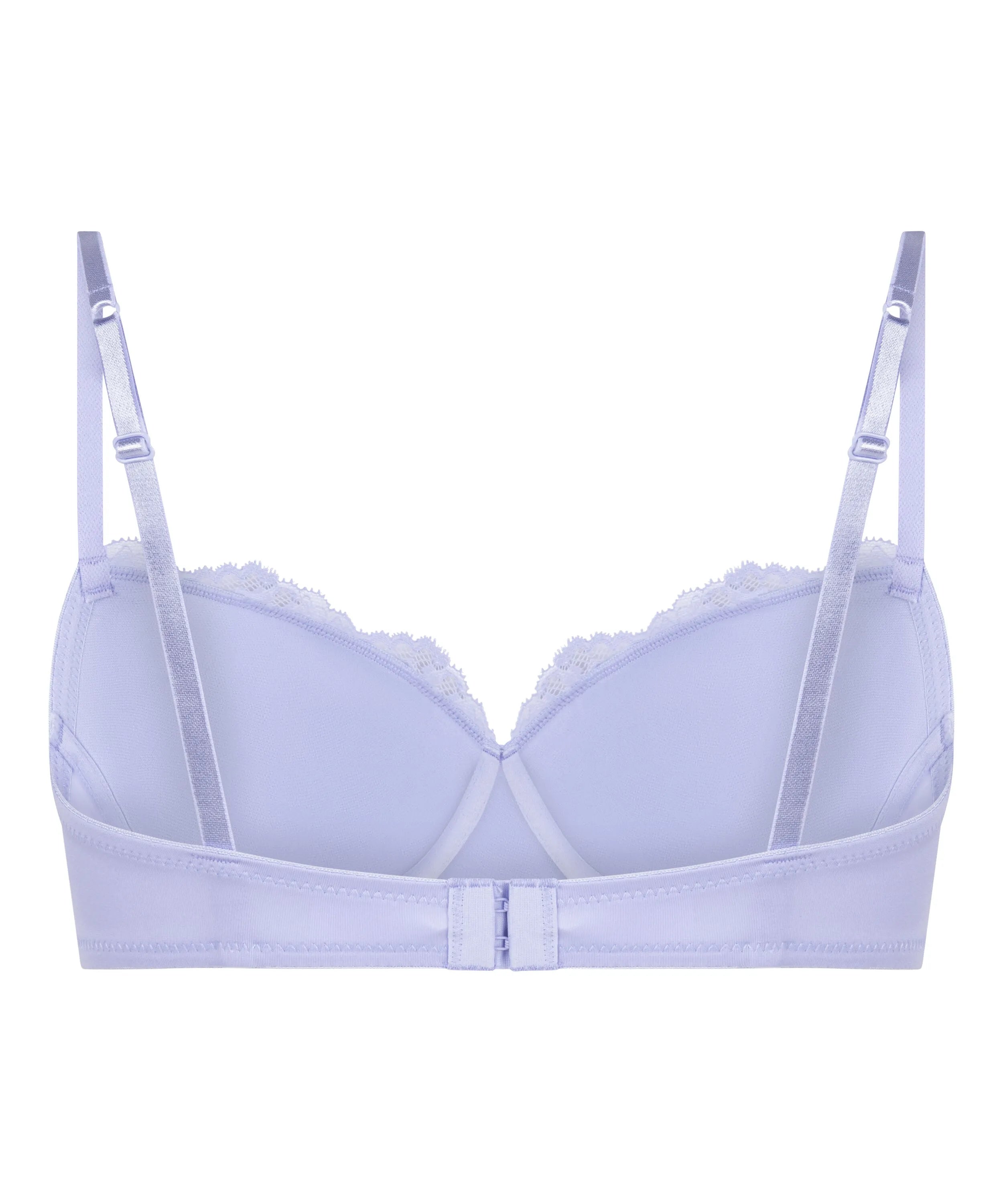 Hunkemoller Purple Women Lace &amp; Shine Padded Underwired Bra SKU: 304181_Purple Image 06