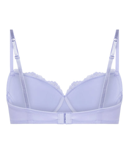 Hunkemoller Purple Women Lace &amp; Shine Padded Underwired Bra SKU: 304181_Purple Image 06