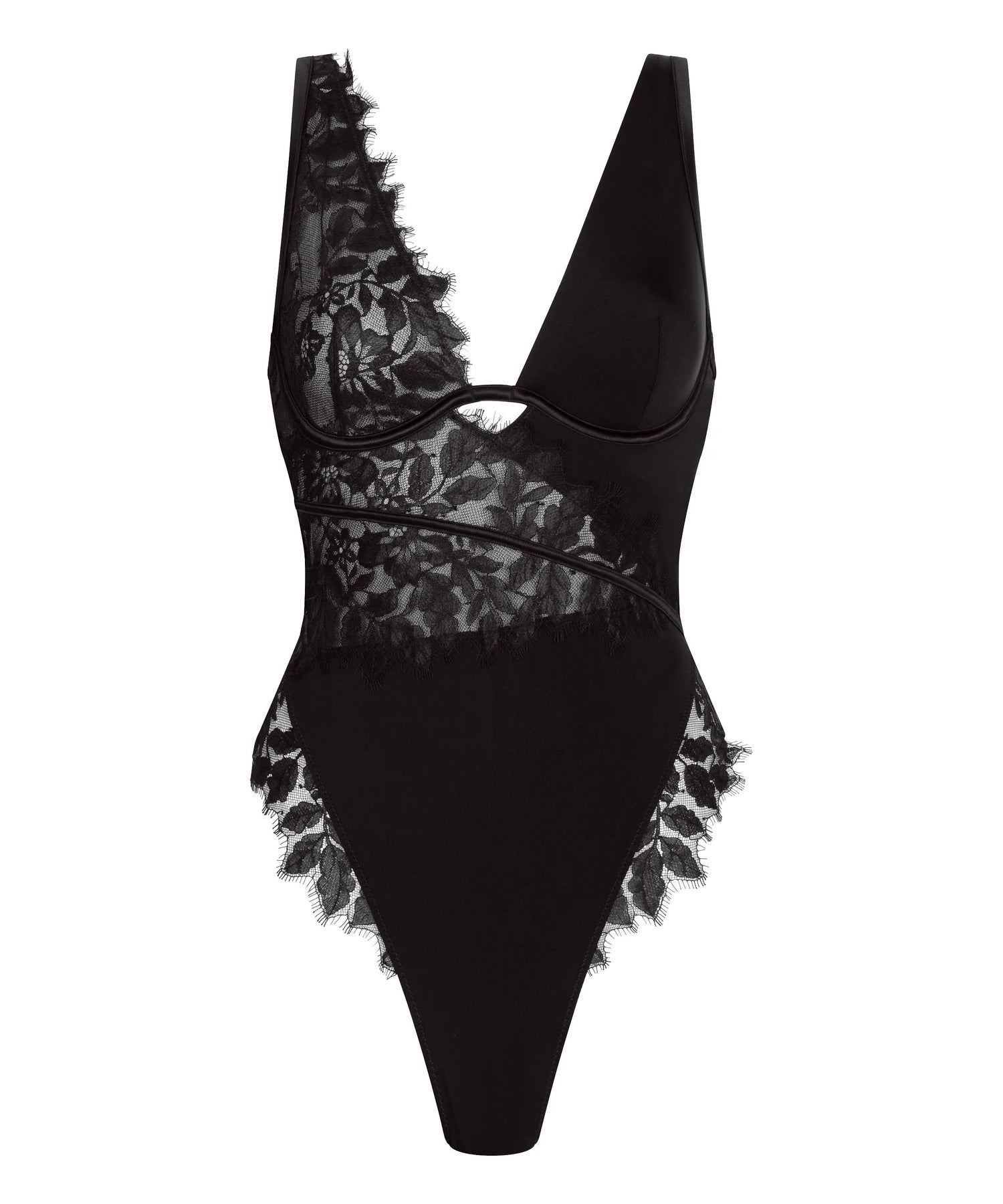 Hunkemoller Black Women Malou Body SKU: 304208_Black Image 04