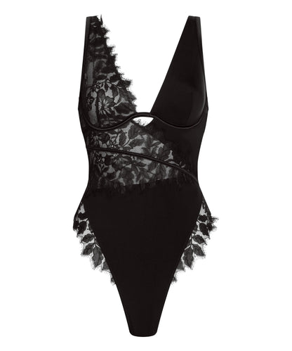 Hunkemoller Black Women Malou Body SKU: 304208_Black Image 04