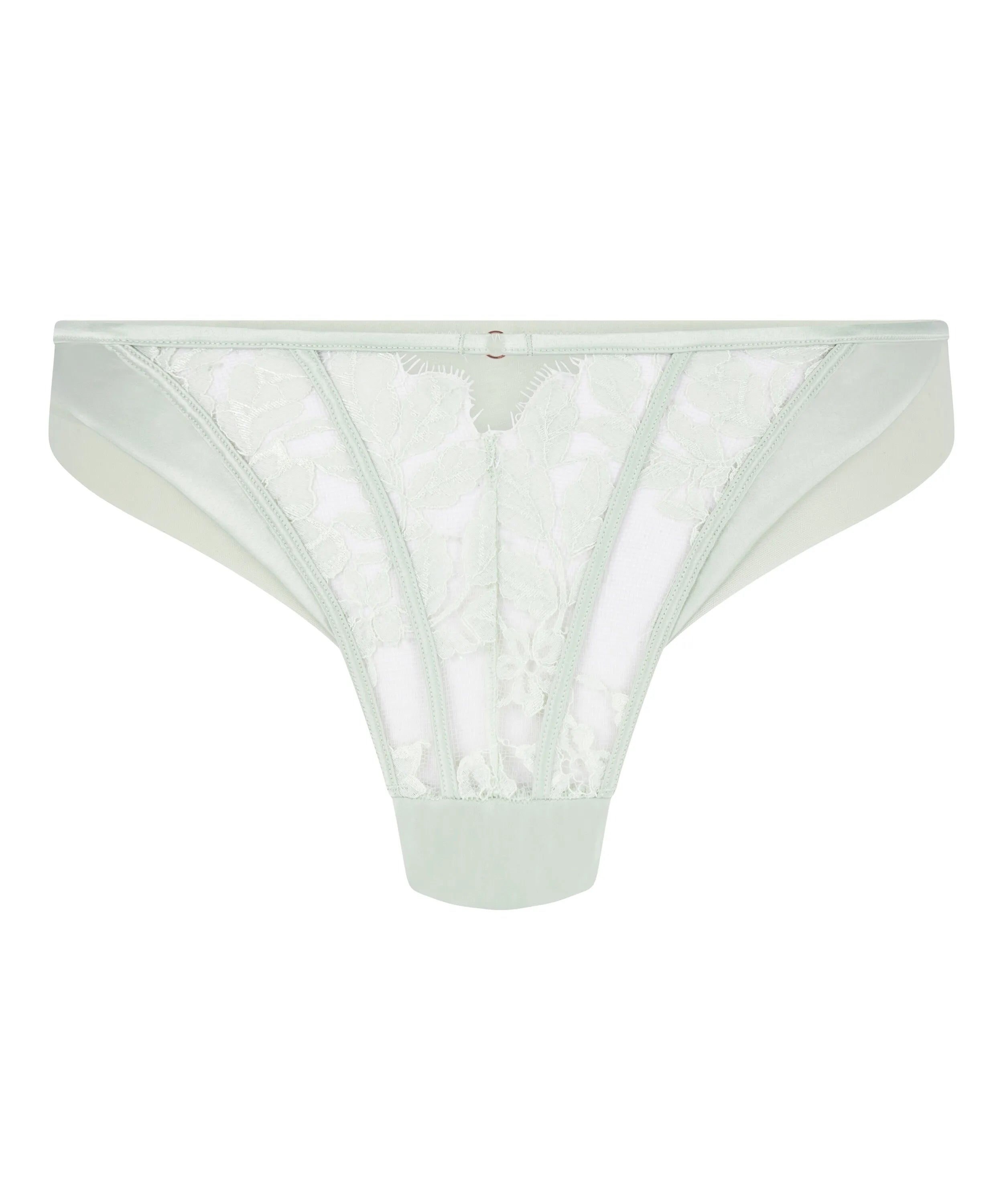Hunkemoller Green Women Malou Highleg Thong SKU: 304210_Green Image 06