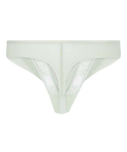 Hunkemoller Green Women Malou Highleg Thong SKU: 304210_Green Image 07