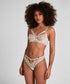 Hunkemoller White Women Kristina Highleg Thong SKU: 304215_White Image 01