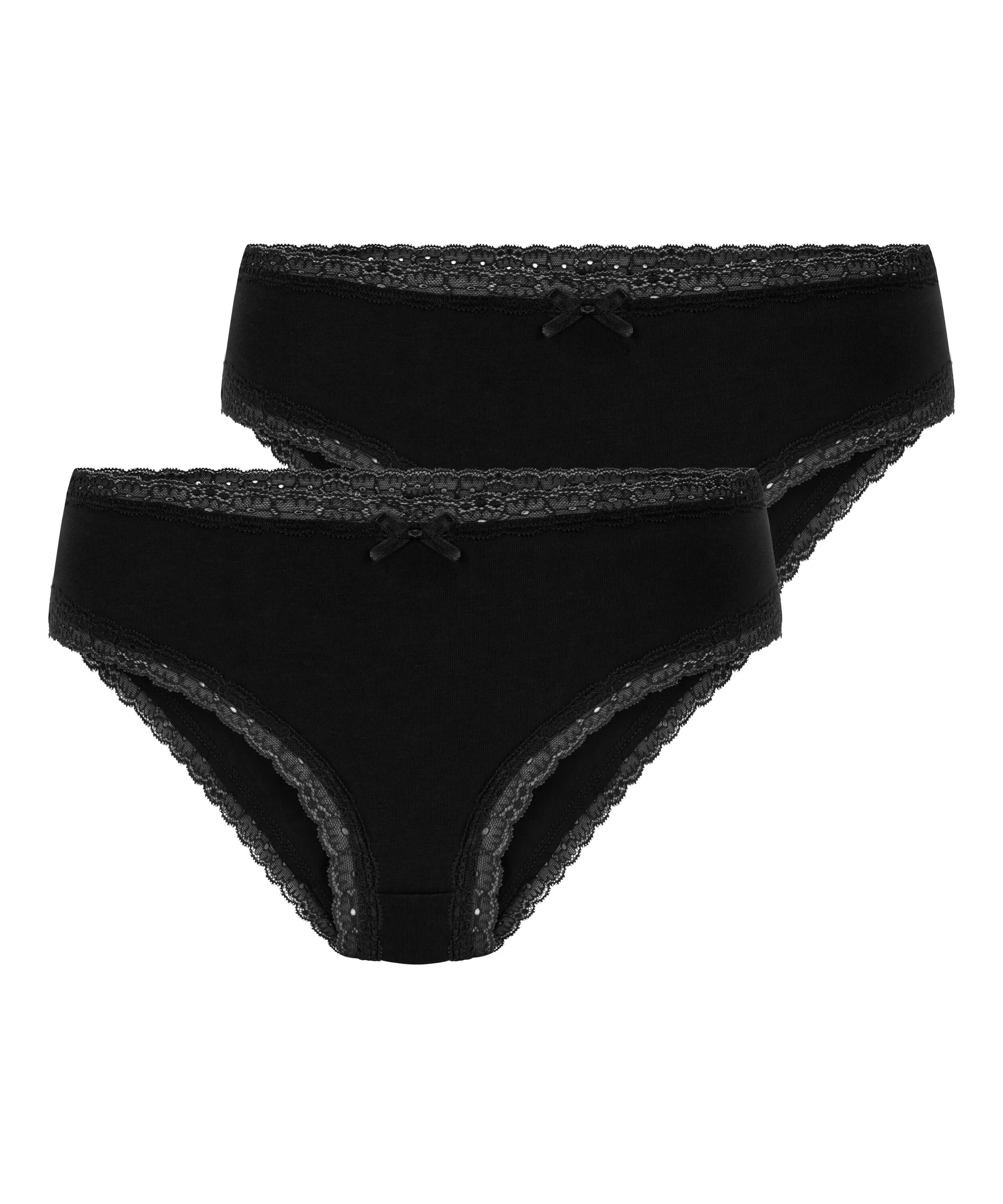 Hunkemoller Black Women Georgia 2-Pack SKU: 304221_Black Image 04