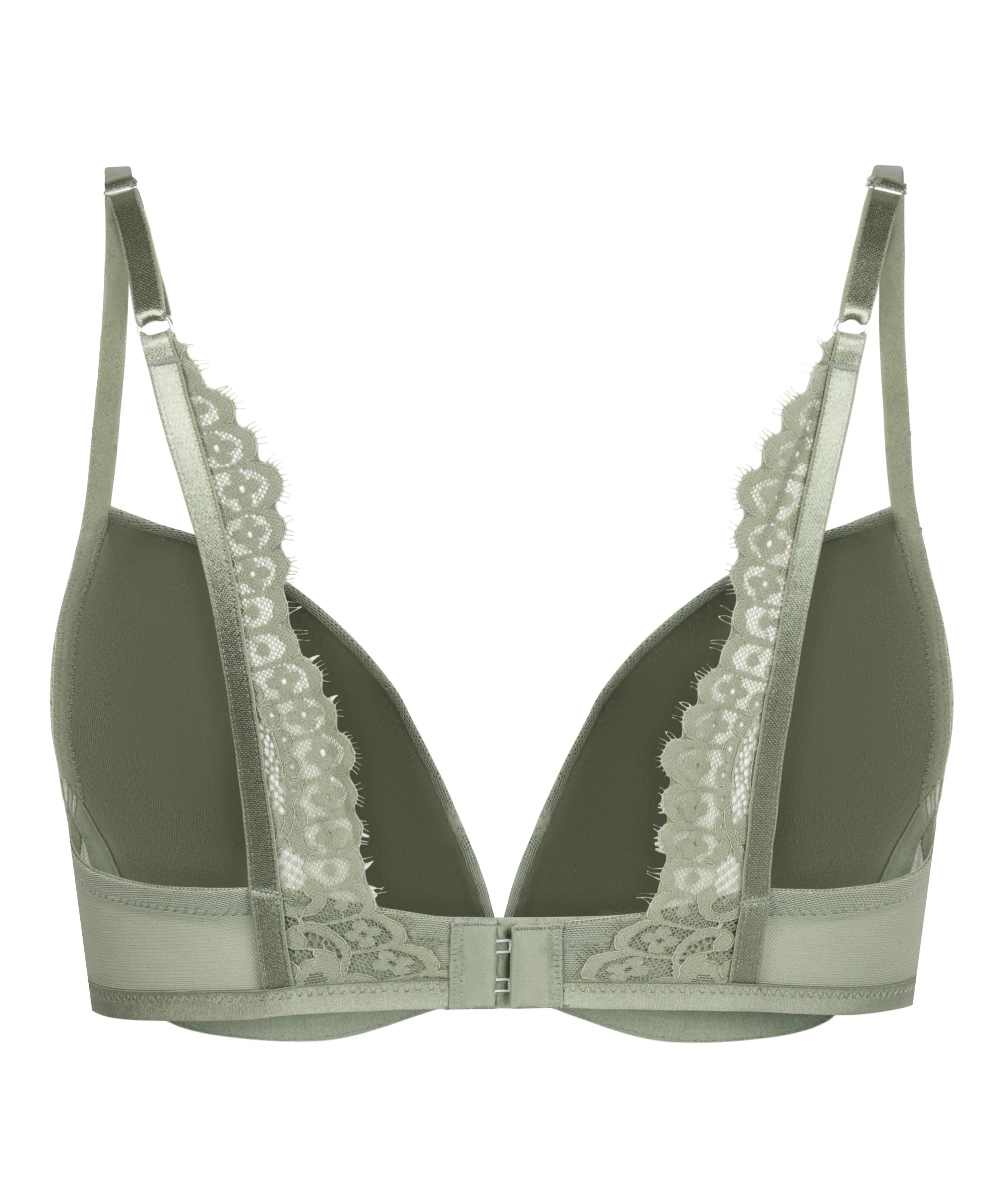 Hunkemoller Green Women Valora Push-Up Bra SKU: 304327_Green Image 07