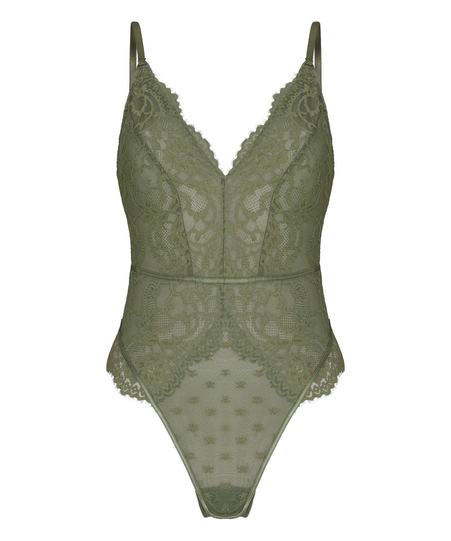 Hunkemoller Green Women Valora Body SKU: 304332_Green Image 04