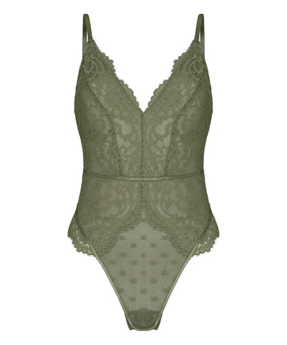 Hunkemoller Green Women Valora Body SKU: 304332_Green Image 04