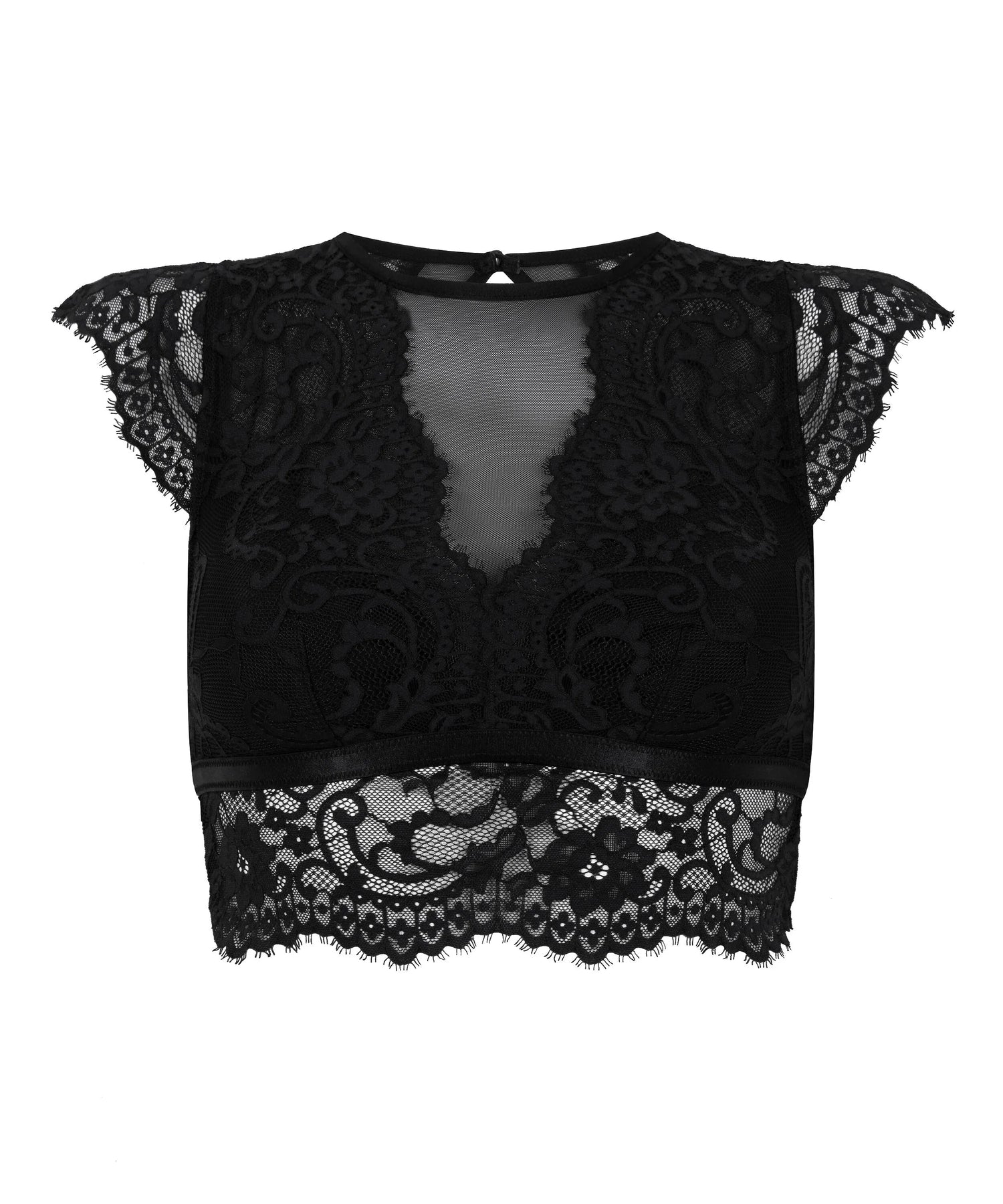 Hunkemoller Black Women Valora Bralette SKU: 304333_Black Image 05
