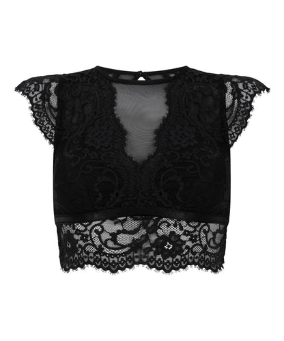 Hunkemoller Black Women Valora Bralette SKU: 304333_Black Image 05