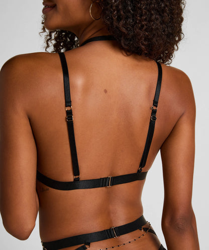 Hunkemoller Black Women Applique Harness SKU: 304470_Black Image 05