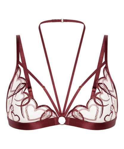 Hunkemoller Red Women Olivia Harness Top SKU: 304473_Red Image 05