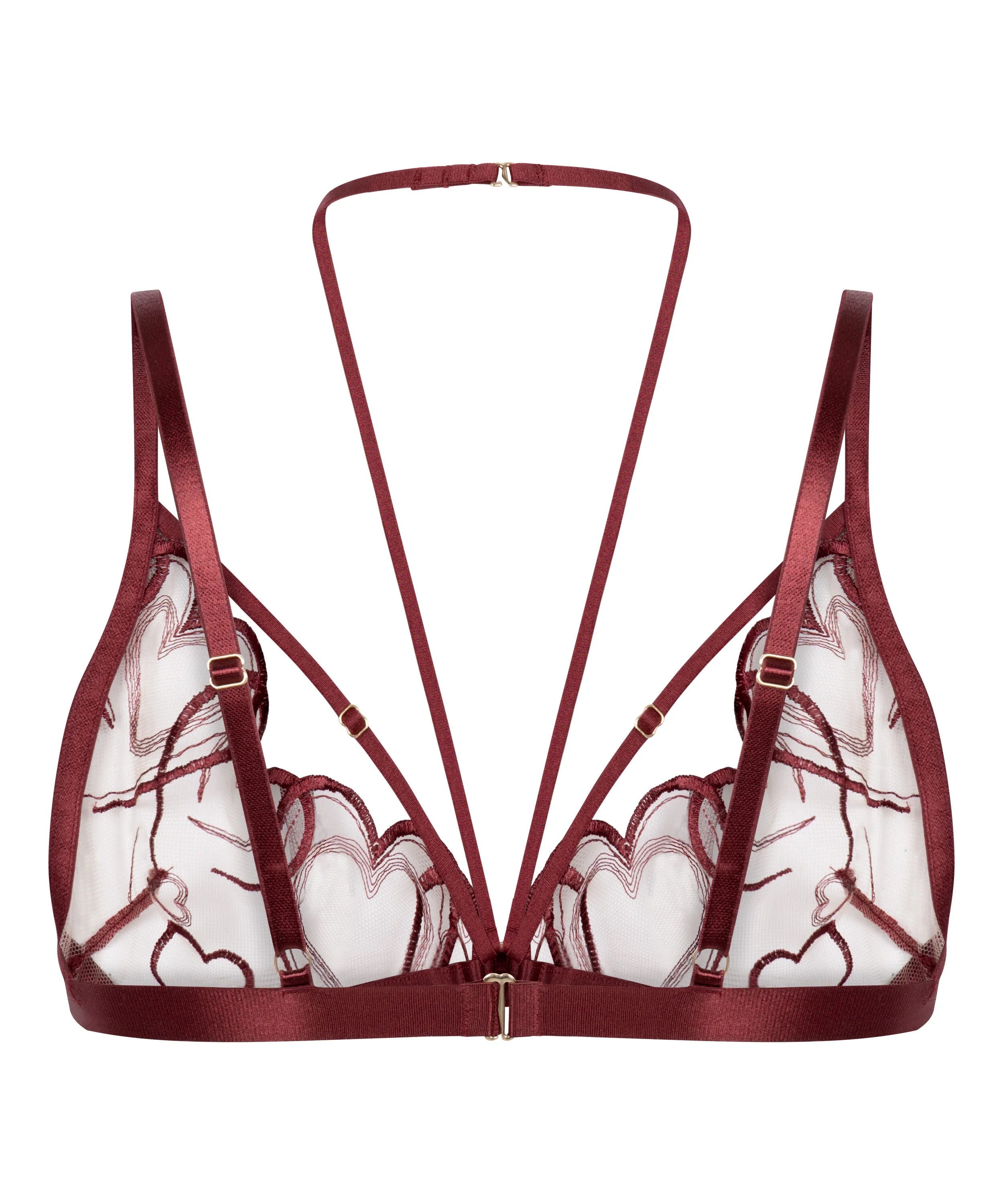 Hunkemoller Red Women Olivia Harness Top SKU: 304473_Red Image 06