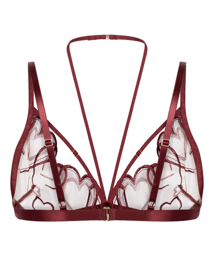 Hunkemoller Red Women Olivia Harness Top SKU: 304473_Red Image 06