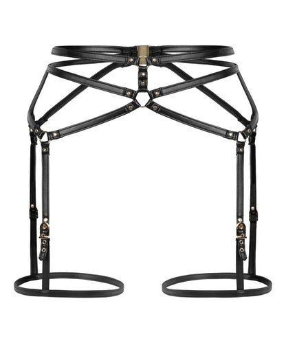 Hunkemoller Black Women Suspenderbelt SKU: 304474_Black Image 01