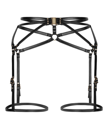 Hunkemoller Black Women Suspenderbelt SKU: 304474_Black Image 05