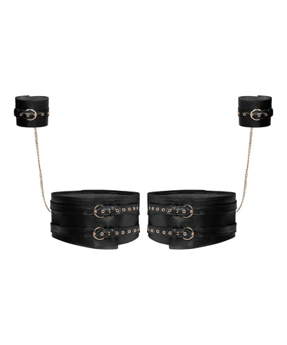 Hunkemoller Black Women Legcuffs and Handcuffs SKU: 304493_Black Image 05