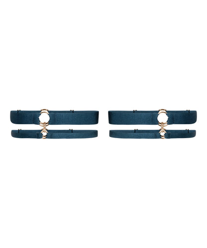 Hunkemoller Blue Women Elastic Leg Garters SKU: 304494_Blue Image 04