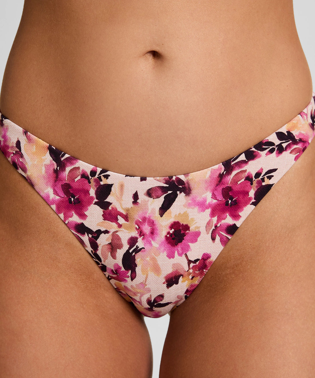 Hunkemoller Tan Women Lagos Highleg Bikini Bottom SKU: 304506_Tan Image 02