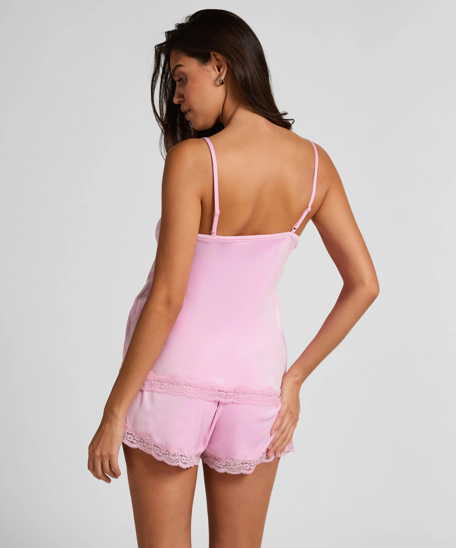 Hunkemoller Pirouette Women Velours Pyjama Set SKU: 304577_Pirouette Image 04