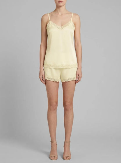Hunkemoller Pear Sorbet Women Velours Pyjama Set SKU: 304578_Pear Sorbet Image 00