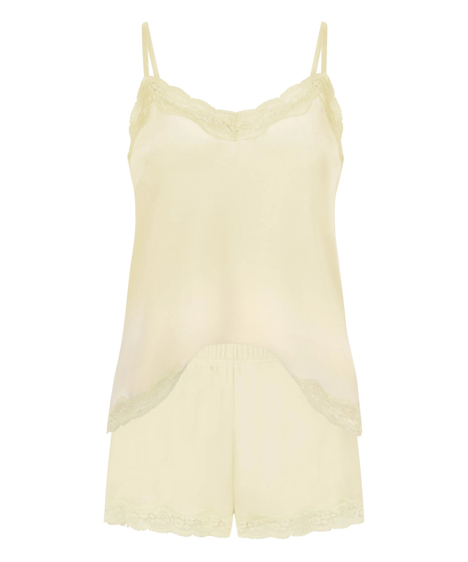 Hunkemoller Pear Sorbet Women Velours Pyjama Set SKU: 304578_Pear Sorbet Image 04