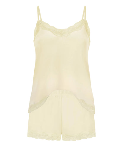 Hunkemoller Pear Sorbet Women Velours Pyjama Set SKU: 304578_Pear Sorbet Image 04