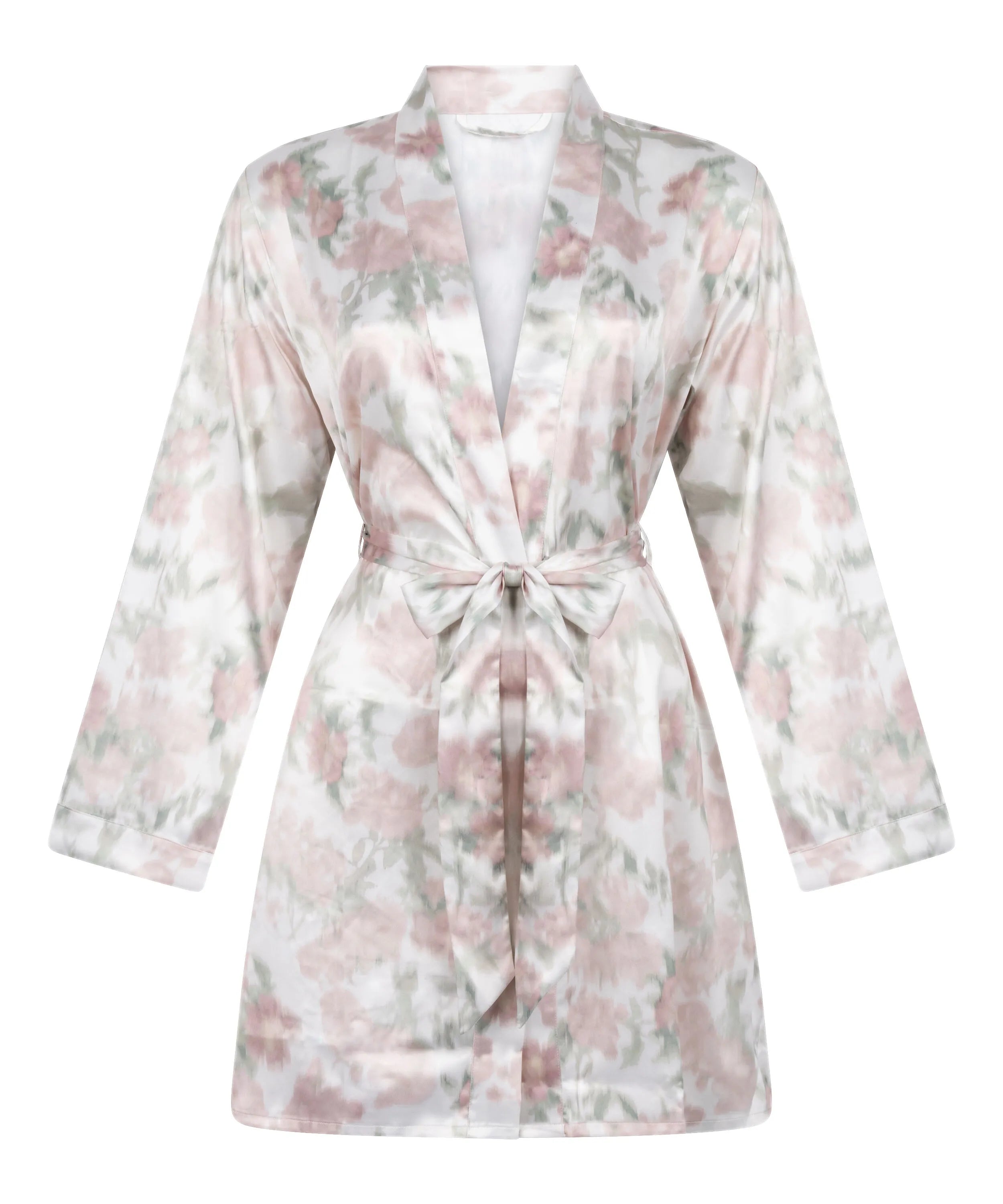 Hunkemoller White Women Floral Kimono SKU: 304579_White Image 04