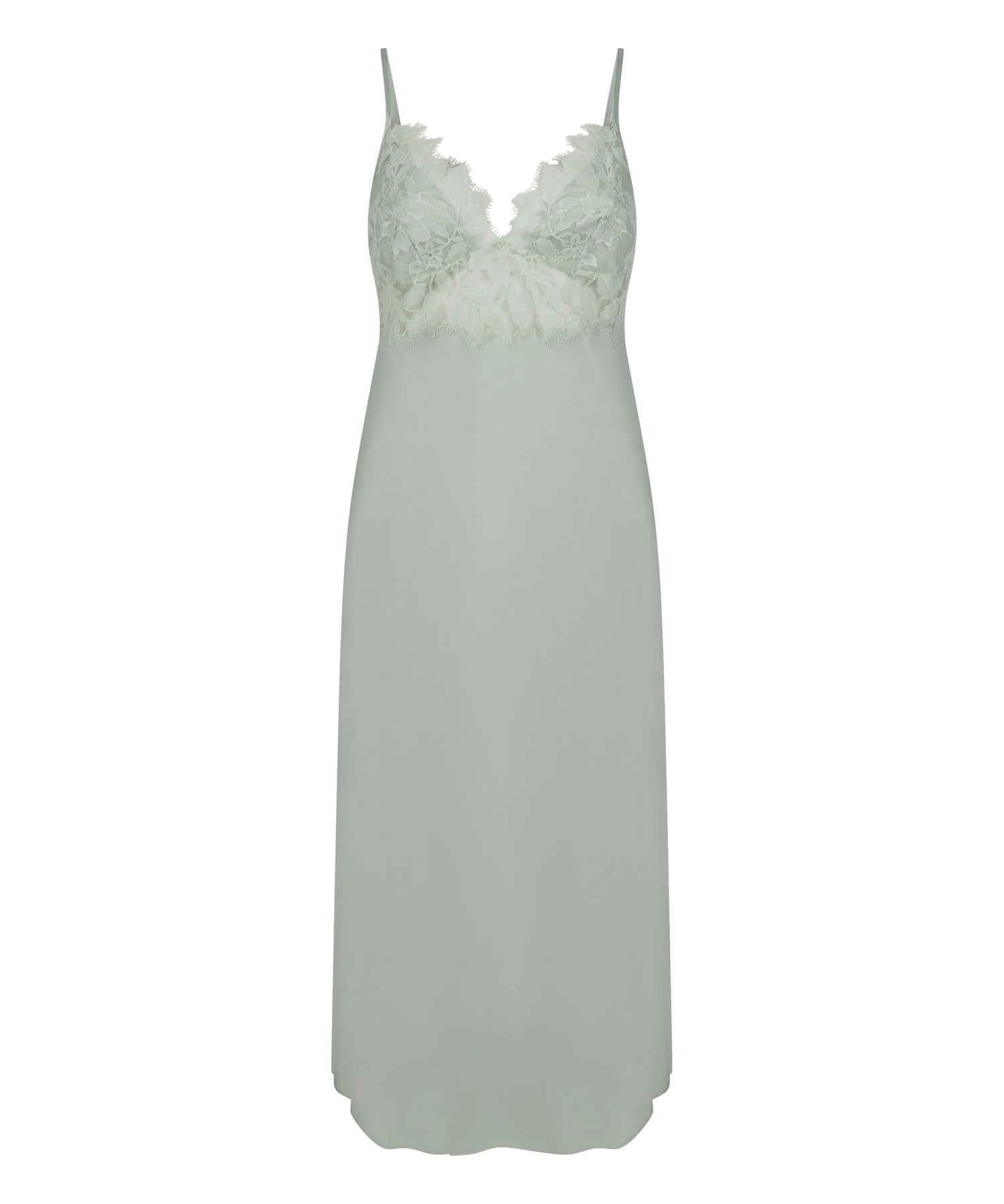 Hunkemoller Green Women Malou Slipdress SKU: 304580_Green Image 04