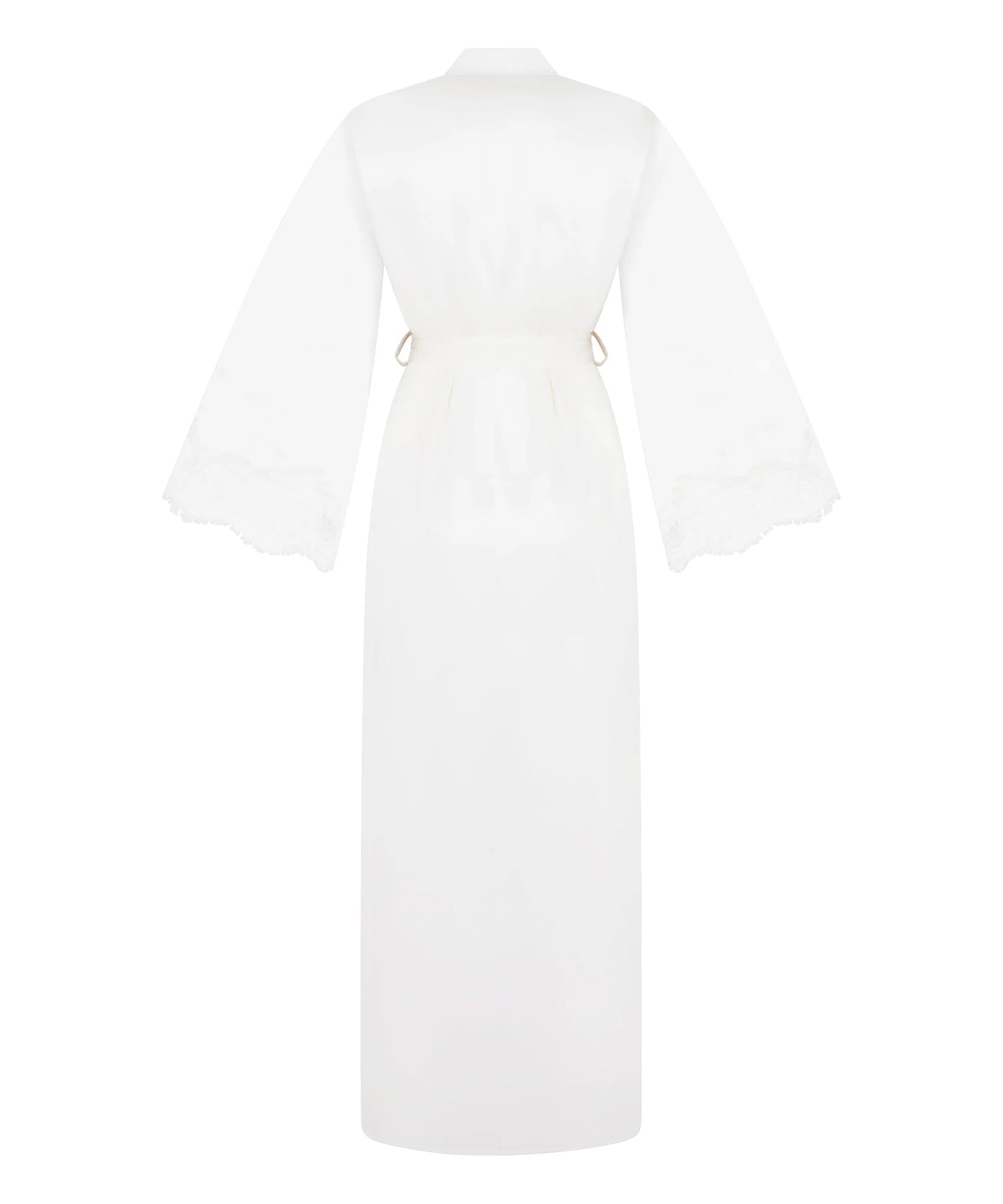 Hunkemoller Gardenia Women Kimono Long Satin Valerie SKU: 304581_Gardenia Image 05