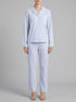 Hunkemoller Cornflower Blue Women Jacket Cotton Stripe Heart SKU: 304584_Cornflower Blue Image 00