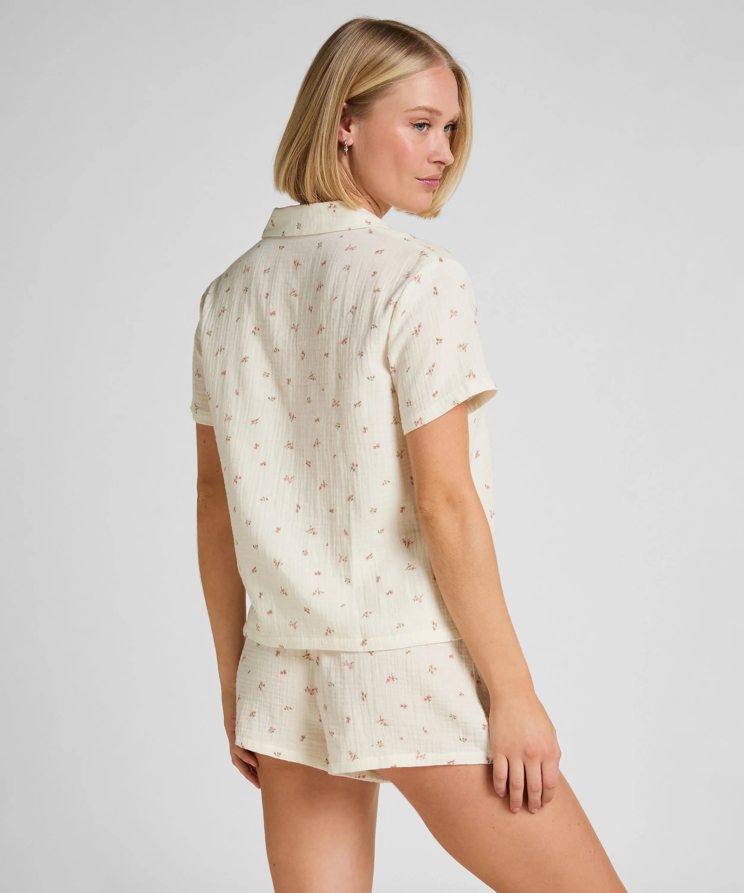 Hunkemoller White Women Muslin Jacket SKU: 304588_White Image 04