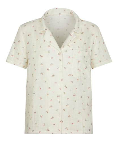 Hunkemoller White Women Muslin Jacket SKU: 304588_White Image 05