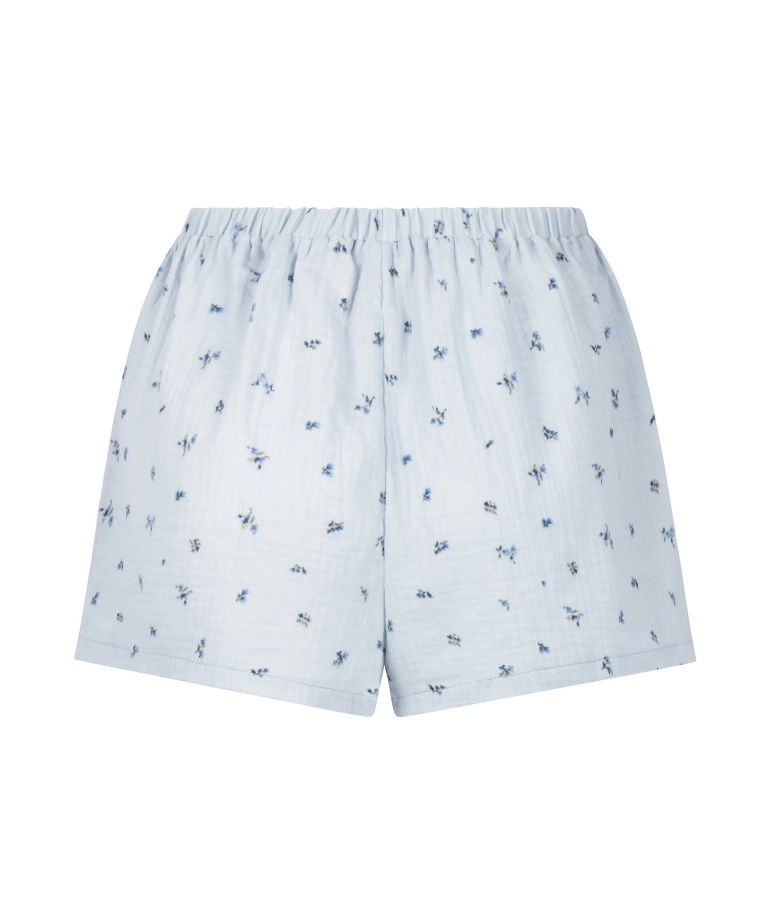 Hunkemoller Blue Women Muslin Short SKU: 304589_Blue Image 05