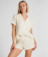 Hunkemoller White Women Muslin Short SKU: 304590_White Image 01