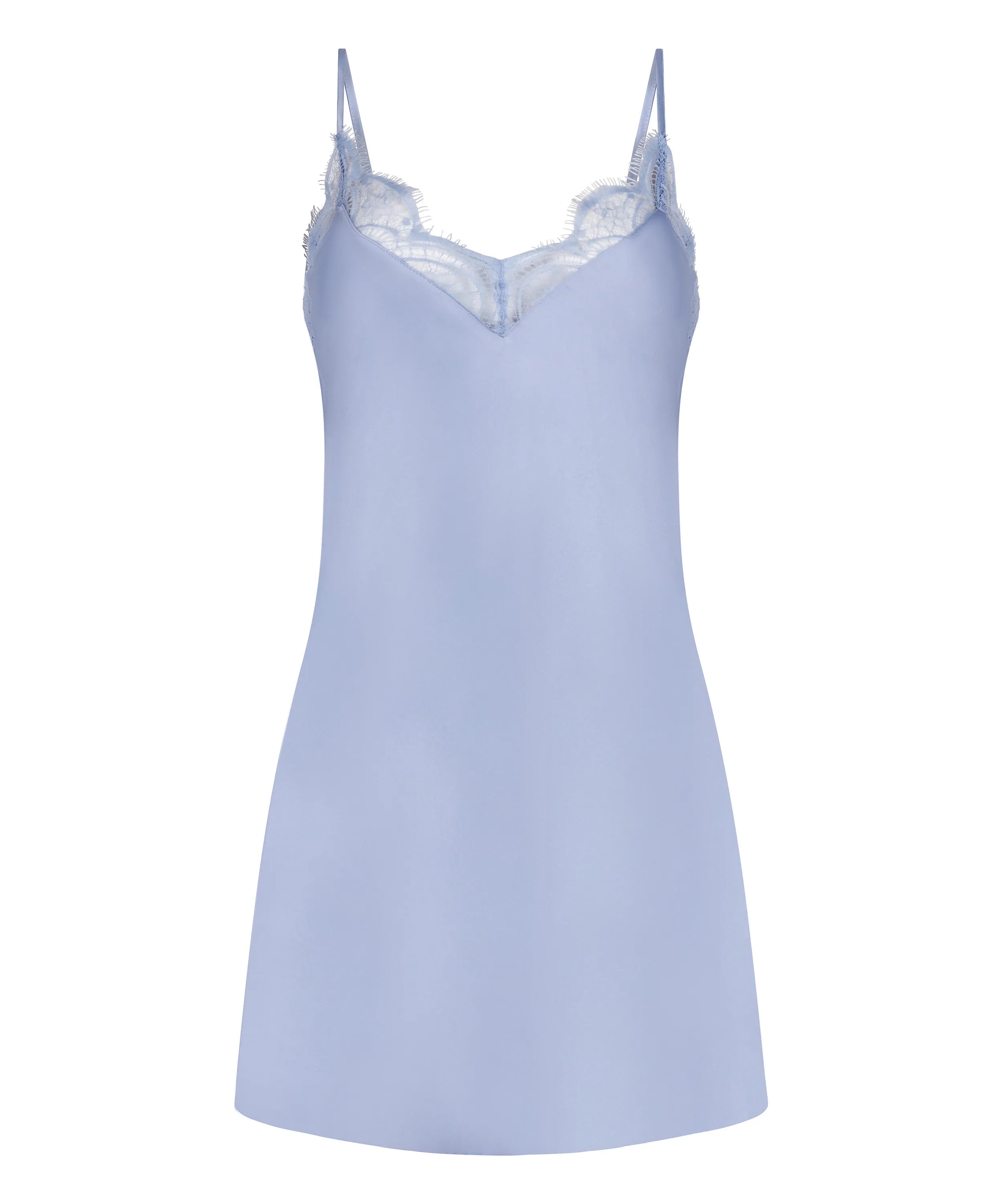 Hunkemoller Baby Lavender Women Slipdress Lace SKU: 304599_Baby Lavender Image 04