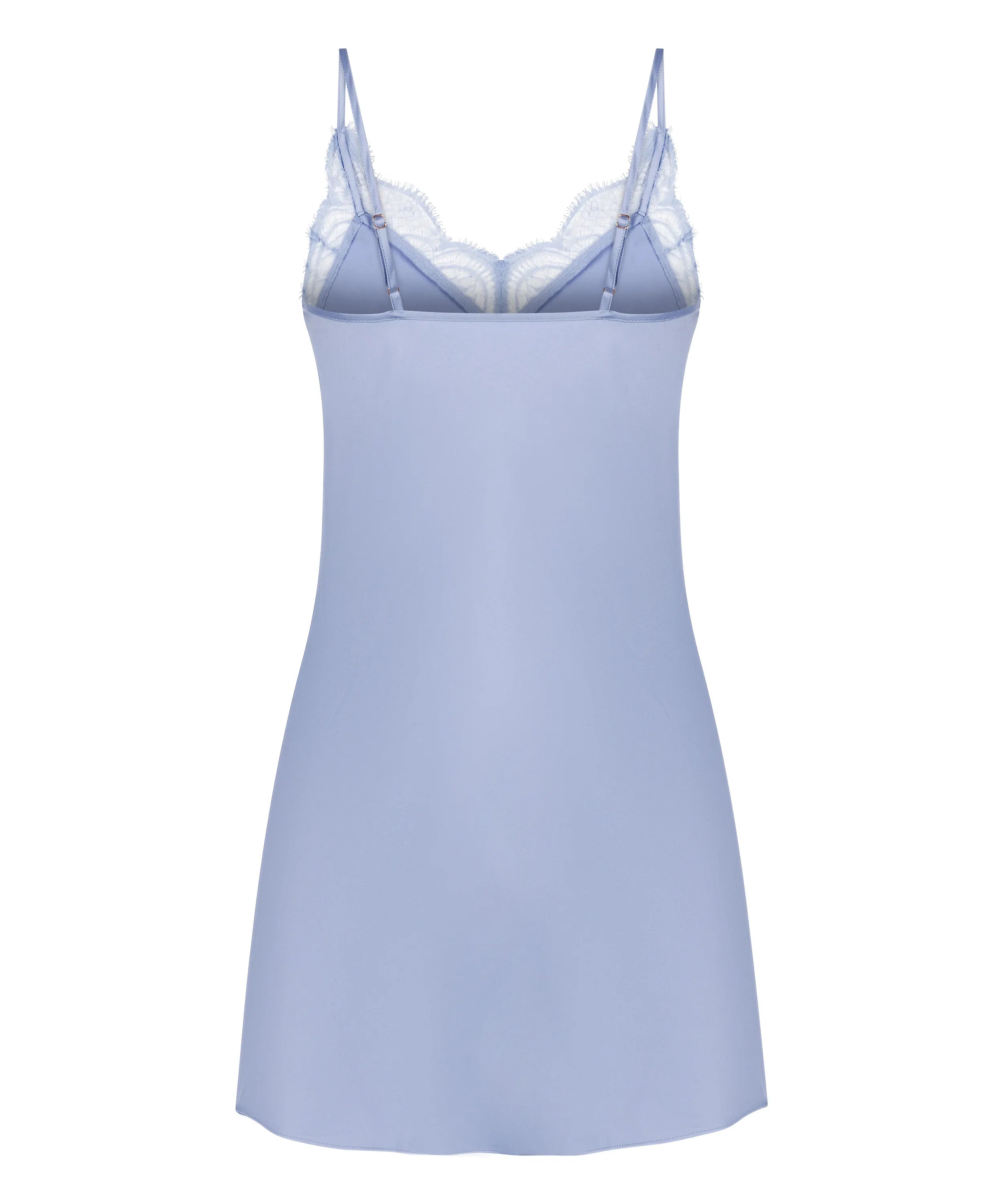 Hunkemoller Baby Lavender Women Slipdress Lace SKU: 304599_Baby Lavender Image 05