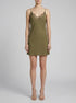 Hunkemoller Olive Drab Women Slipdress Lace SKU: 304600_Olive Drab Image 00