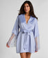 Hunkemoller Baby Lavender Women Satin Kimono SKU: 304602_Baby Lavender Image 01