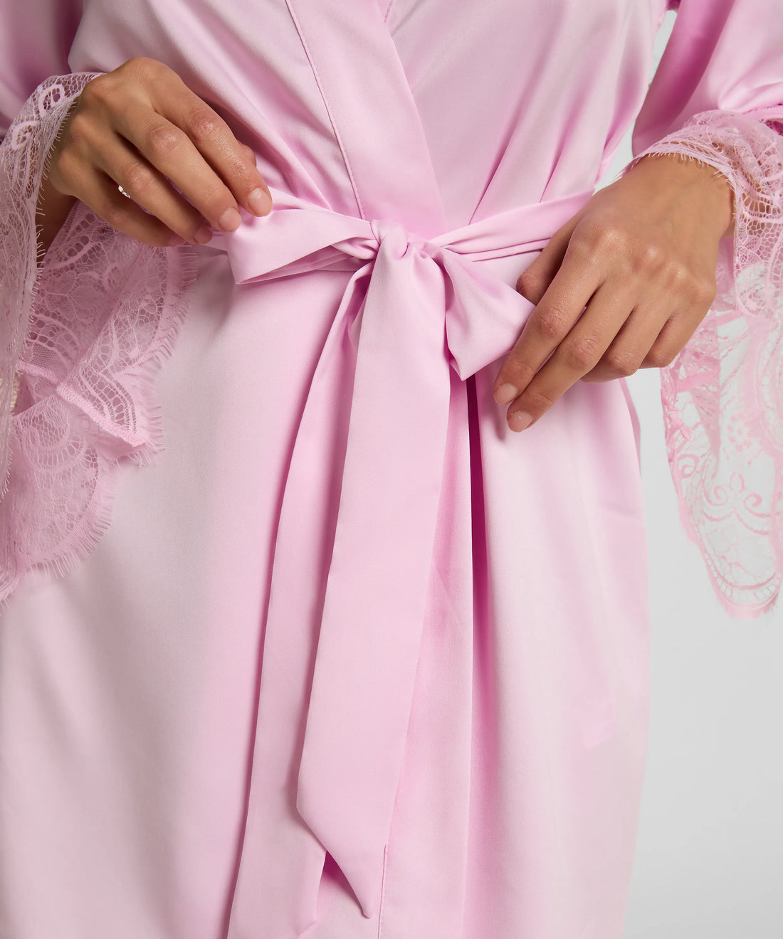 Hunkemoller Pirouette Women Satin Kimono SKU: 304603_Pirouette Image 02