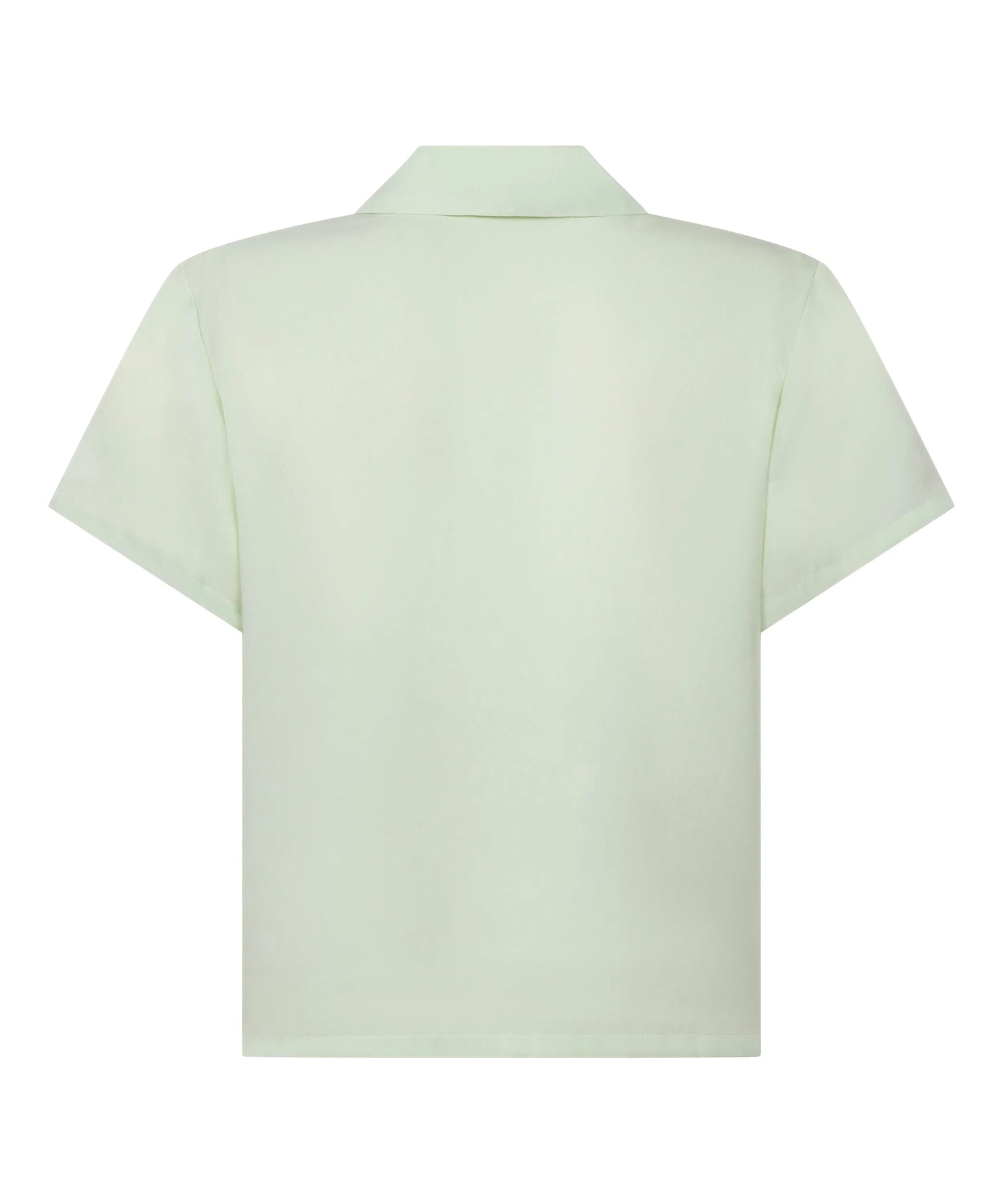 Hunkemoller Sea Foam Women Satin Short-Sleeved Jacket SKU: 304607_Sea Foam Image 06