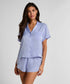 Hunkemoller Baby Lavender Women Short Satin Minimal SKU: 304609_Baby Lavender Image 01