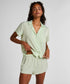 Hunkemoller Green Women Short Satin Minimal SKU: 304610_Green Image 01