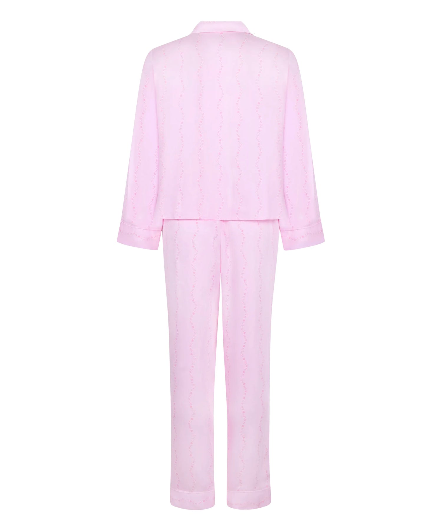Hunkemoller Pink Lady Women Pyjama Set Woven Monchou SKU: 304614_Pink Lady Image 06