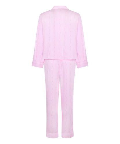 Hunkemoller Pink Lady Women Pyjama Set Woven Monchou SKU: 304614_Pink Lady Image 06